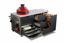 Infinity Island 22" Carbon Grey Kamado Joe Classic